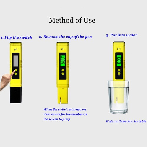 Useful LCD Digital Electric PH Meter Tester Hydroponic Aquarium Water Test Pen - Picture 5 of 17