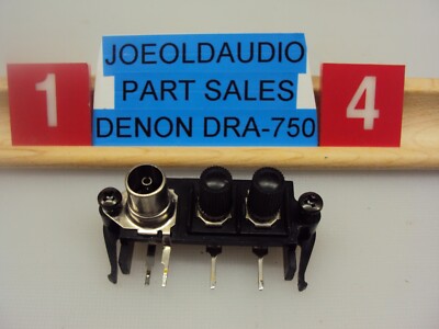 Denon DRA-750 Receiver Antenna Input Panel Tested Parting Out Entire DRA-750