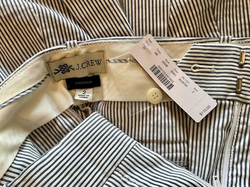 JCrew Parke/Cameron Sear sucker suit-Sz P0/R2 NWT + Garment Bag -NEW! Orig. $300 - Picture 6 of 8