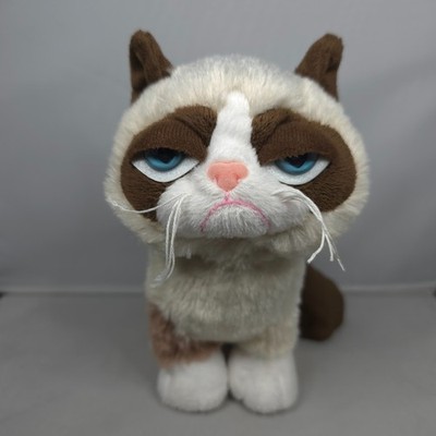 GANZ Webkinz - mürrische Katze - Plüschtier Kuscheltier 8 Zoll Tardar Sauce Katze HM800 Medium Rarität