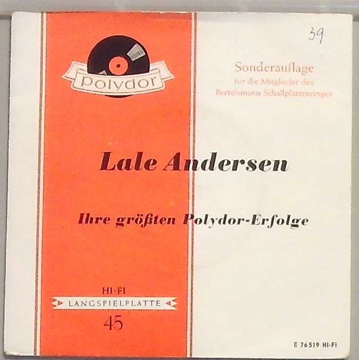 Lale Andersen Lili Marlen , ich werd mich an Jonny schon gewöhnen / blaue Nacht - Bild 1 von 1