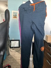 NWT Disney Marvel Black Panther Sweatpants Men s XL Navy Blue Pockets Logo New