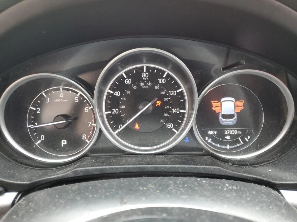 Used Steering Wheel fits: 2022 Mazda CX-5 non-heated leather Grade A Foto 3 de 4