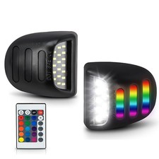 Rgb Led License Plate Light Tag Lamp Assembly For Chevy Silverado Suburban Tahoe Rgb Led License Plate Light Tag Lamp Assembly For Chevy Silverado Suburban Tahoe