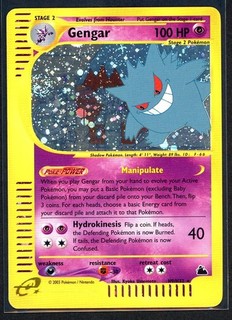 Pokemon Karte Gengar H9/H32 Skyridge Holo Excellent