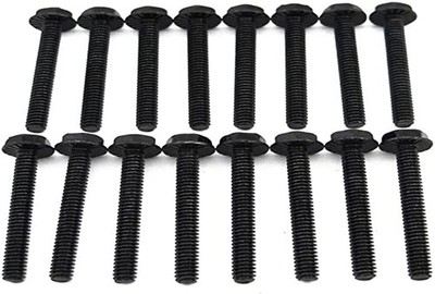 XSPC Radiator Lüfterschrauben Typ 6-32, 30mm (16 Stück) - schwarz