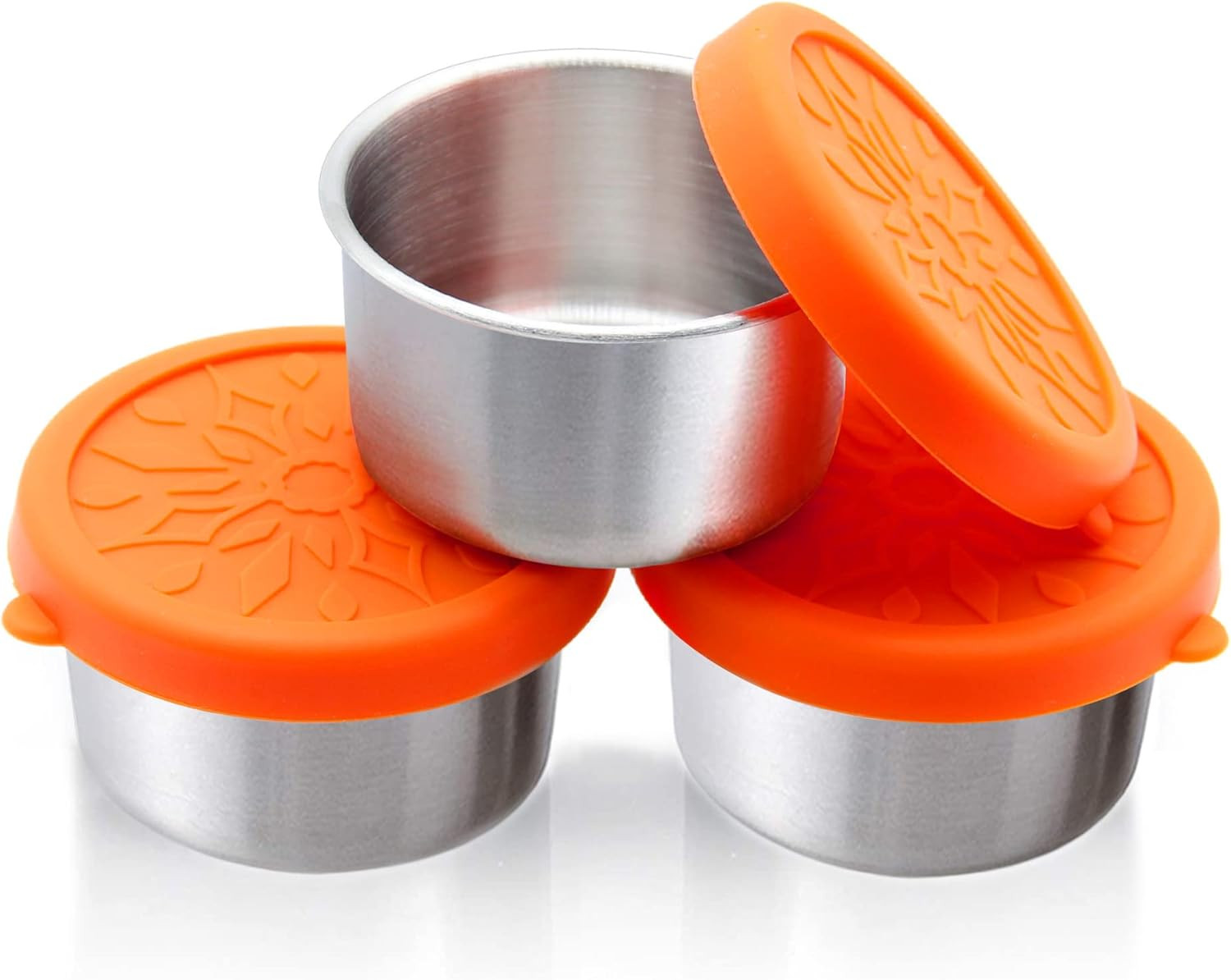 Mini Contenitori Acciaio Inox 100ml per Svezzamento e Snack Bimbi