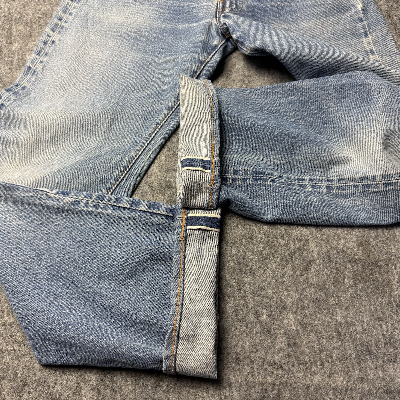 Vintage Levi’s 501 Redline Selvedge Jeans Early 1980s Button Fly 30x30 image 2