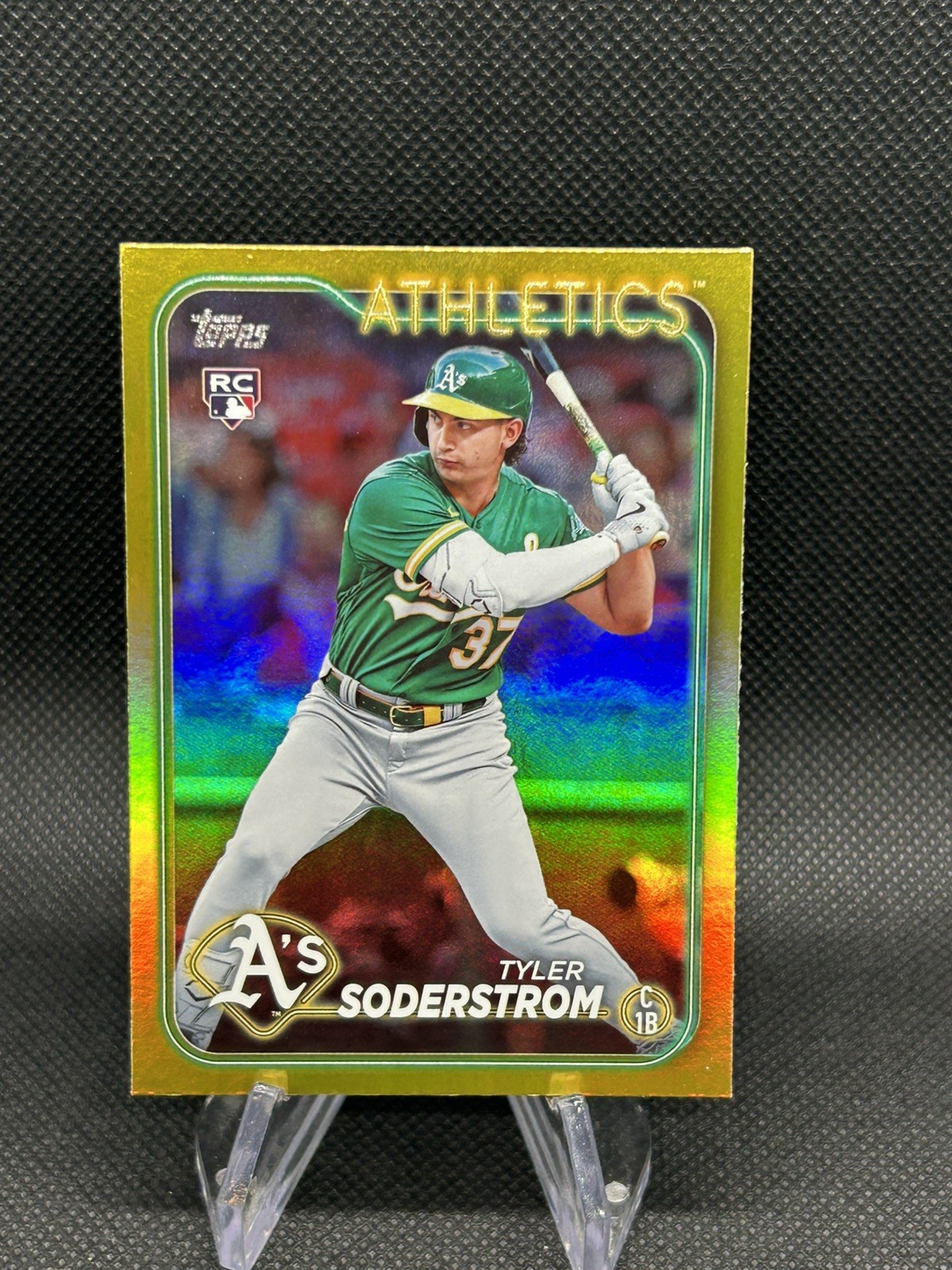 2024 Topps Series 1 - Tyler Soderstrom #244 Gold Foil** (RC) Las Vegas Athletics