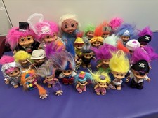 Lot Of 30 Vintage Trolls Thomas Dam Russ 70s 80s 90s Nice Shape