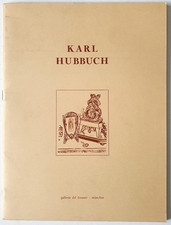 Karl Hubbuch Aquarelle Zeichnungen Druckgrafik Galleria Del Levante 1971