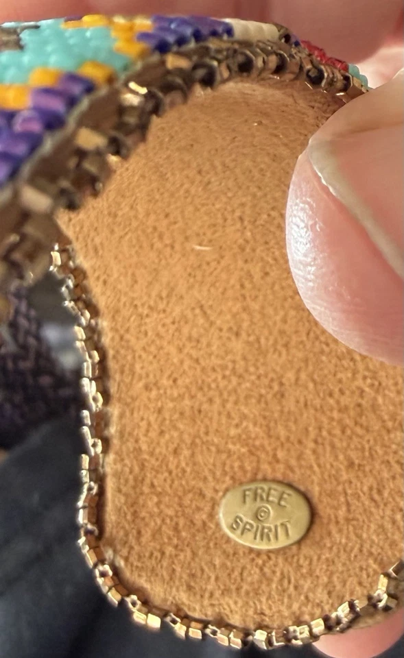 Free Spirit by Heidi Kummli Bead Embroidery Artist ~ Seed Bead Cuff Bracelet - Image 2 of 4