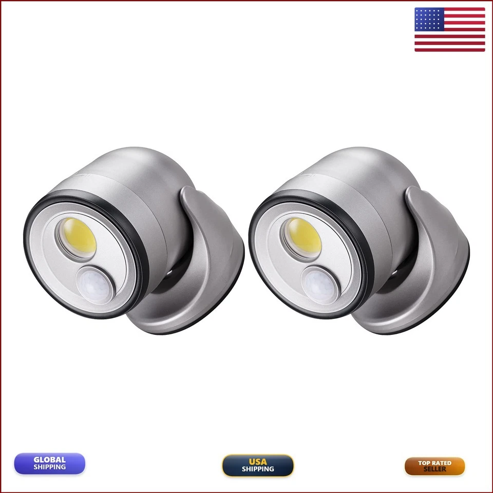 LIGHT IT 33002-101 LED Floodlight Silver 2 Pack - Image 1 of 1
