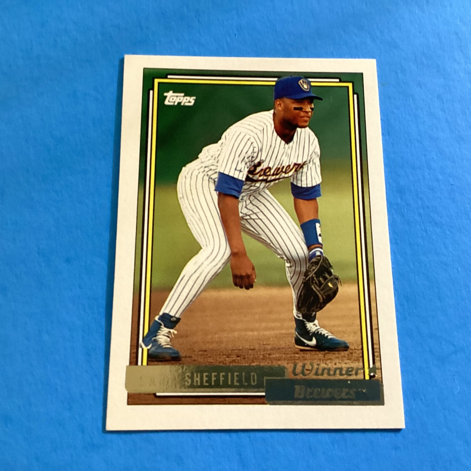 1992 Topps Gold Winner Gary Sheffield #695
