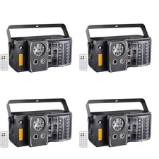 4pcs 5in1 Laser Light With Remote Control Effect Light For Dance Hall Bar KTV