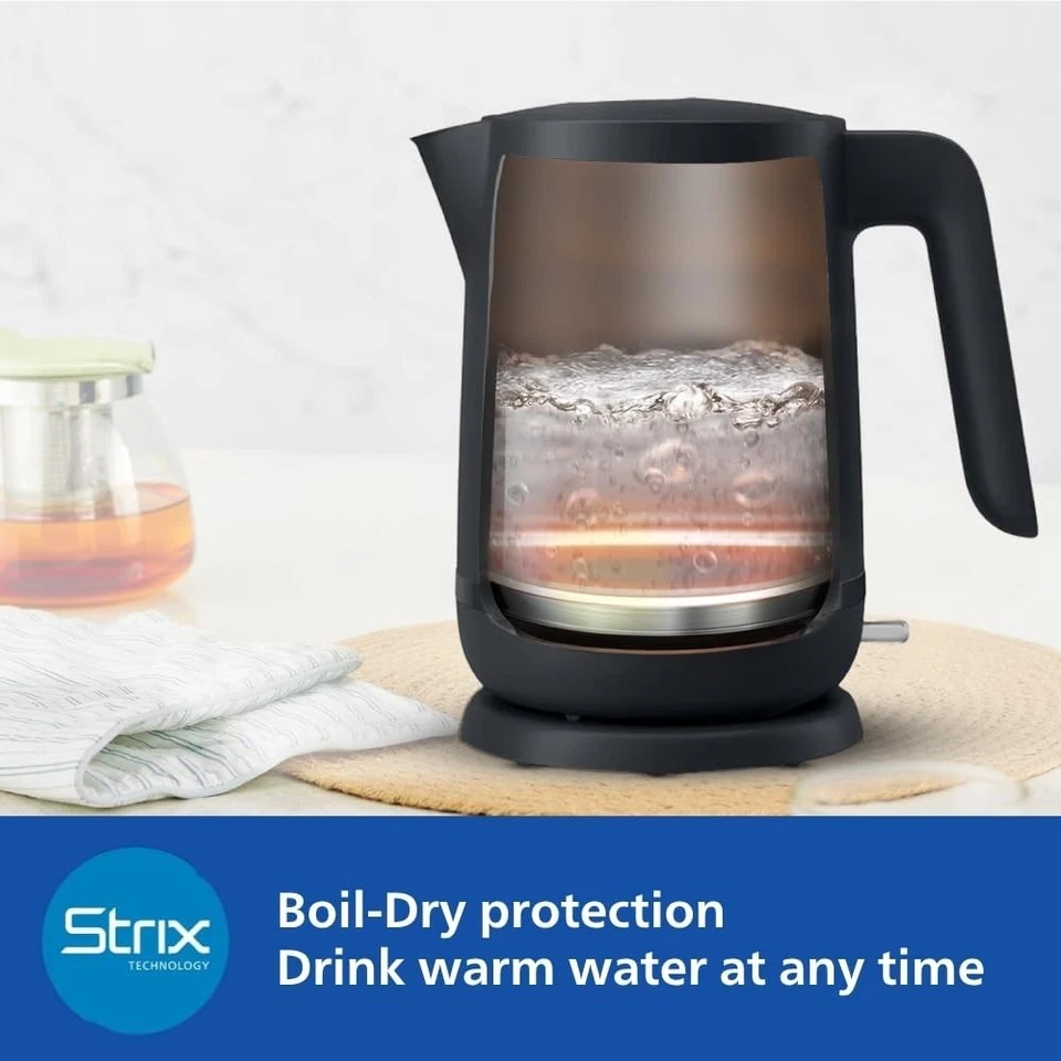 Hervidor eléctrico de doble pared Philips HD9314/90 | Capacidad 1,7 L | Potencia 1800 W Foto 4 de 4