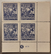 Okupacja aliancka SBZ MVP Freimarken Mi.-Nr 33 x b DZ VBER 202511042680