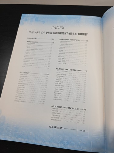 The Art of Phoenix Wright ACE ATTORNEY video game artbook Capcom 1st Printing - Picture 9 of 10