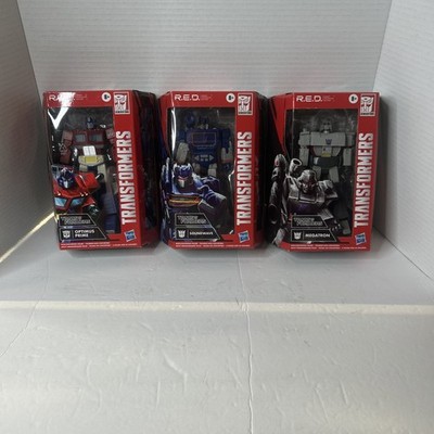 Transformers R.E.D. Series Optimus Prime, Soundwave, Megatron, New !