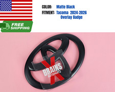 Fit For 2024-2026 Tacoma Matte Black Front Grille Overlay Emblem Logo Badge