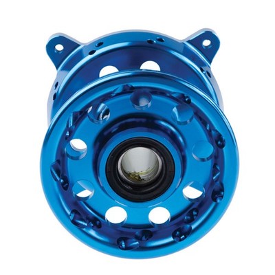 Tusk Impact Motorcycle Hub Front Blue For KAWASAKI KX125 KX250