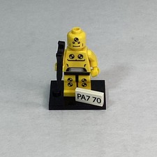 LEGO Collectible Minifigures Series 1 Demolition Dummy - RARE Factory Test Print