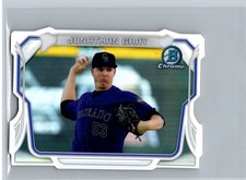 2014 Bowman Chrome #MC-JG Jonathan Gray Mini Die Cut Refractors