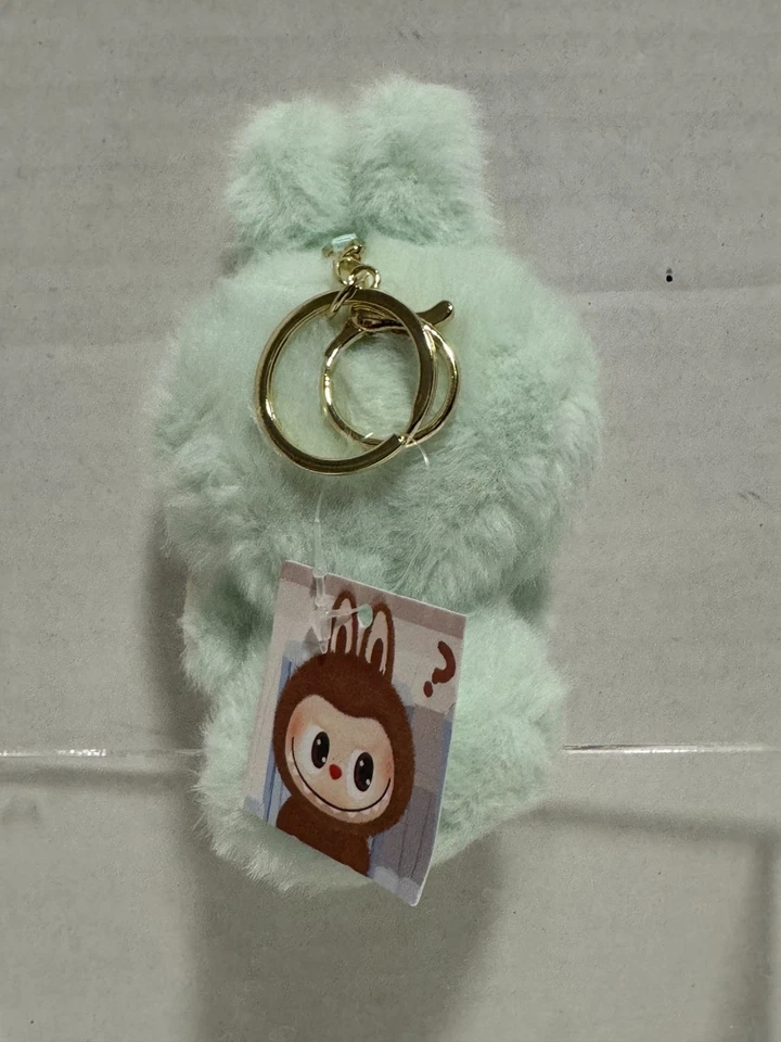¡Demasiado lindo! LABUBU Llavero Llavero Coleccionable Clip En Bolsa Dije Aqua Foto 3 de 4