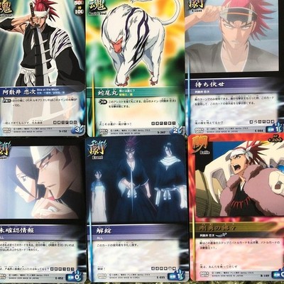Bleach Renji Abarai Trading Card Collectible 6th Division Soul Master 80s