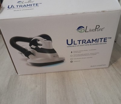 LivePure Ultramite Handheld UV Dust Mite Allergen Vacuum