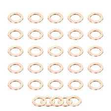 30PCS Oil Drain Plug Gasket, 14mm Copper Oil Crush Washer. Copper Material Ha...