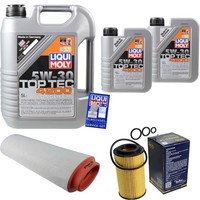 Inspektionskit Filter Liqui Moly ÖL 7L 5W-30 FüR Bmw 3Er E46 320D 318D E39 520D