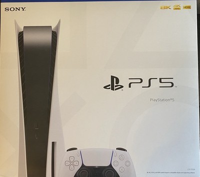Sony PlayStation 5 Disc Edition PS5 825GB White Console Gaming System CFI-1115A