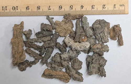 FULGURITE Lot from Lightning Striking Sand Found by Sahara Nomads (#F7958)
