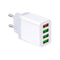 Usb-LadegeräT 4 Ports Quick Charge 3.0, Packung Mit 2, Multiport, Schnellladung