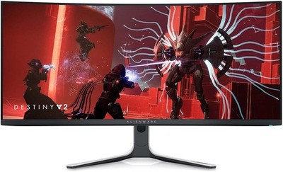 Alienware 34 Inch Curved PC Gaming Monitor, 3440 x 1440p Resolution, Quantum Dot