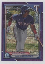 2024 Bowman Chrome Prospects Mega Box Purple Mojo Refractor Pablo Guerrero 1m8f