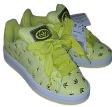 New-ADIDAS Campus 00S Allover Debossed Trefoils in Pulse Yellow Size 6
