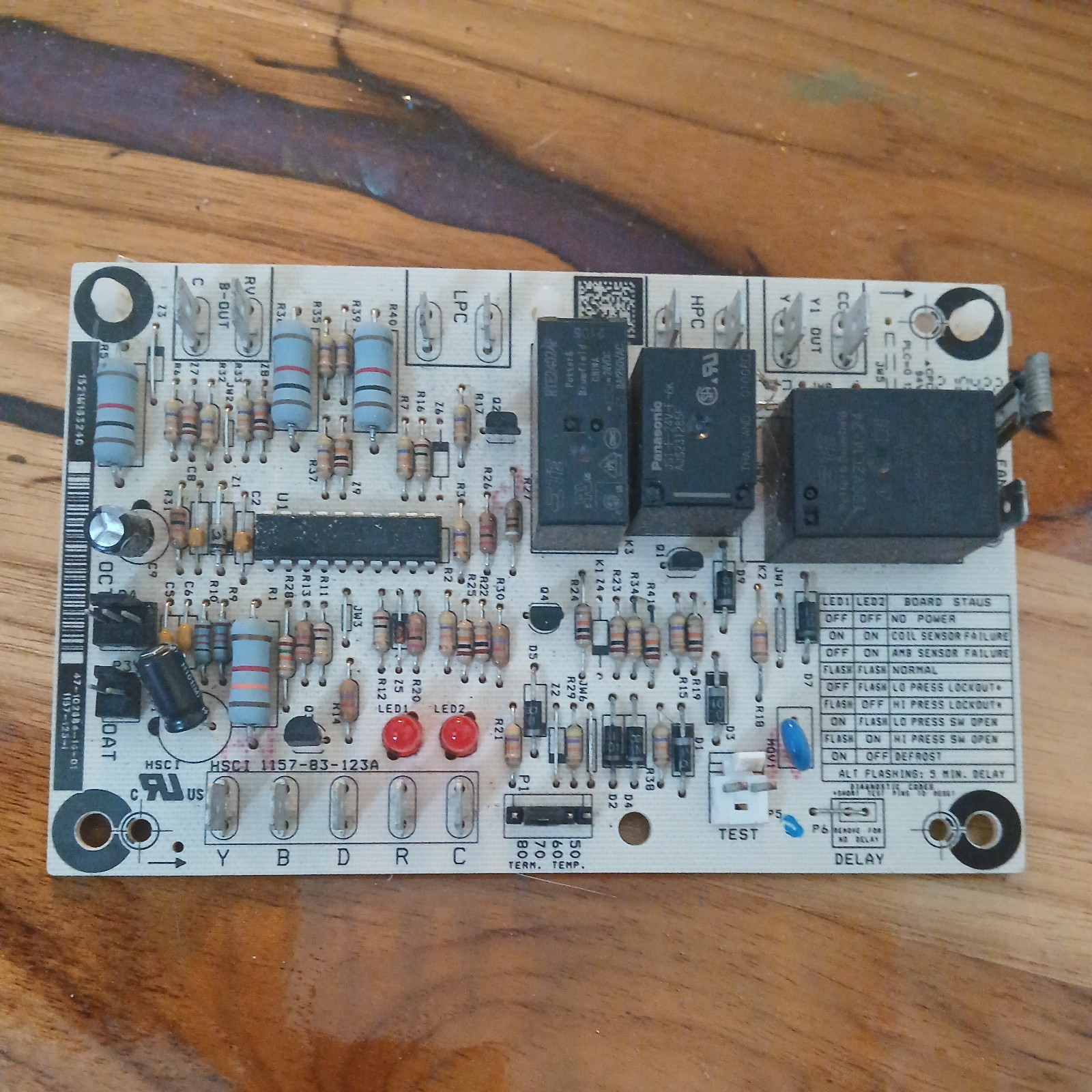 Rheem HSCI 1157-83-123A Heat Pump Defrost Control Board Replacement Part AZ108051 BK236