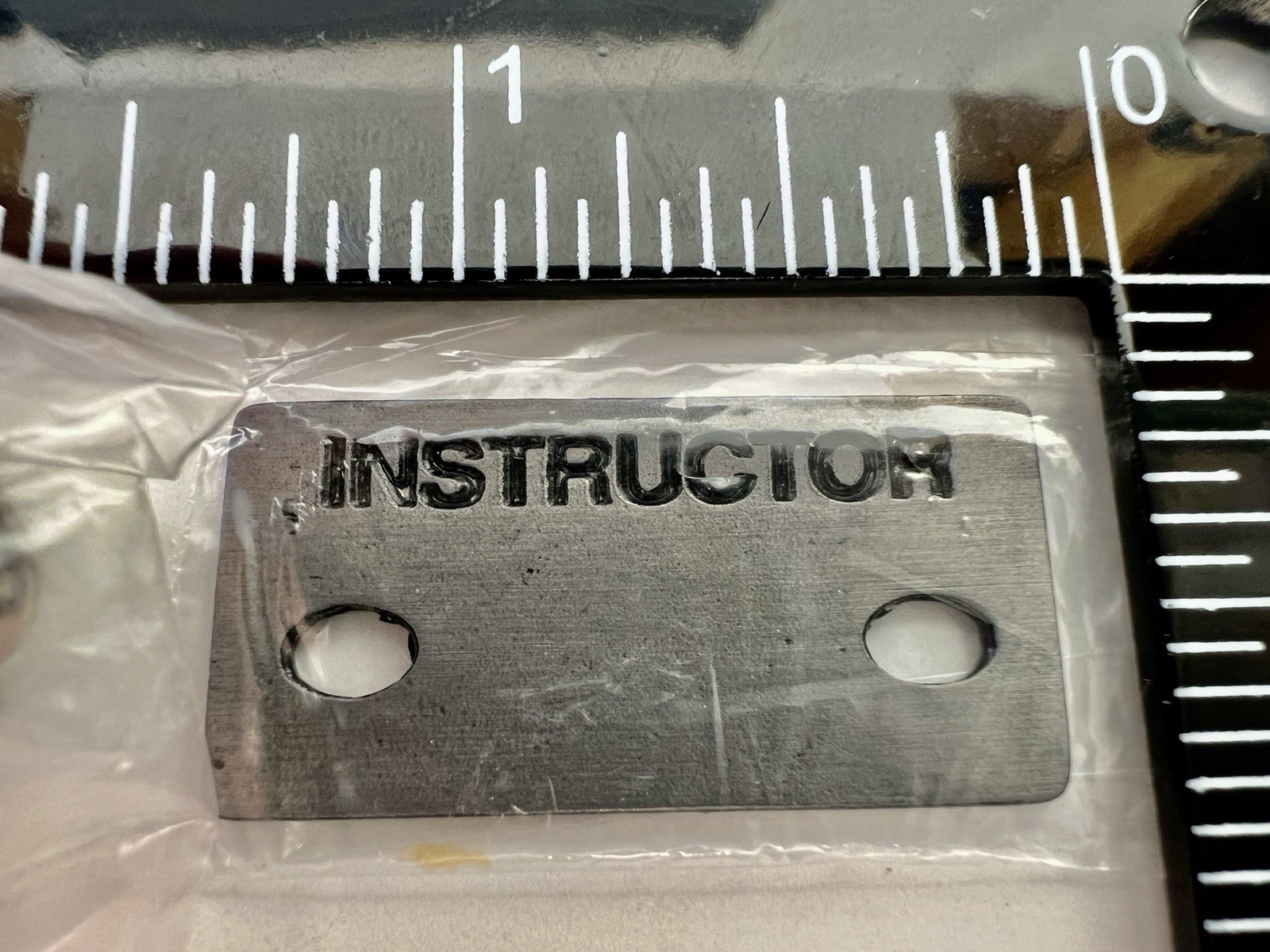 Taser Instructor Back Piece Only  Rare