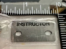 Taser Instructor Back Piece Only  Rare