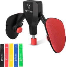 Thigh Master & 5 Pc Resistant Band, 120 Lb, Thighs Hip and Leg Tone Strengthen,