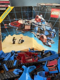 Vintage Lego 6986 Misson Commander Space Police 1989 Manual Not Complete