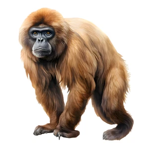 Monkey Ape Animal Jungle Self Adhesive Vinyl Sticker