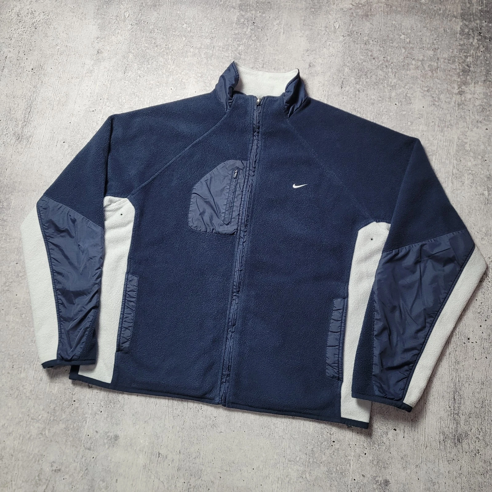 Vintage Nike Fleece Jacket Mens Size XL RARE Y2K TN Style