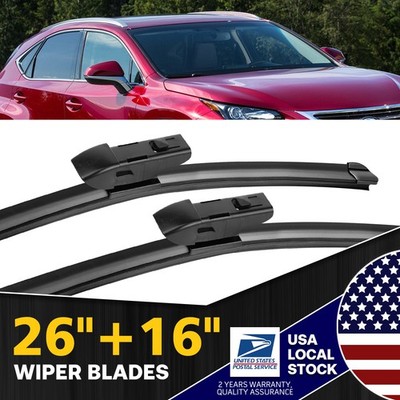 Top Lock Windshield Wiper Blades 26''+16'' Replacement For Subaru Forester 19-21