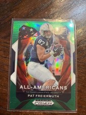 2021 Panini Prizm Draft Picks - All-American Pat Freiermuth #184 Green Prizm...