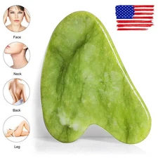Gua Sha Board Facial Massage Chinese Medicine Natural Jade Stone Scraping Tool