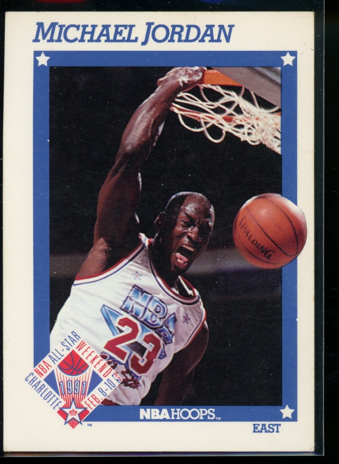 1991-92 Hoops Michael Jordan All-Stars #253 NBA All-Star Weekend #2