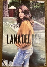 Lana Del Rey Fold-Out 2-Sided Poster Eastern European Fan Magazine 2014 Rare #14